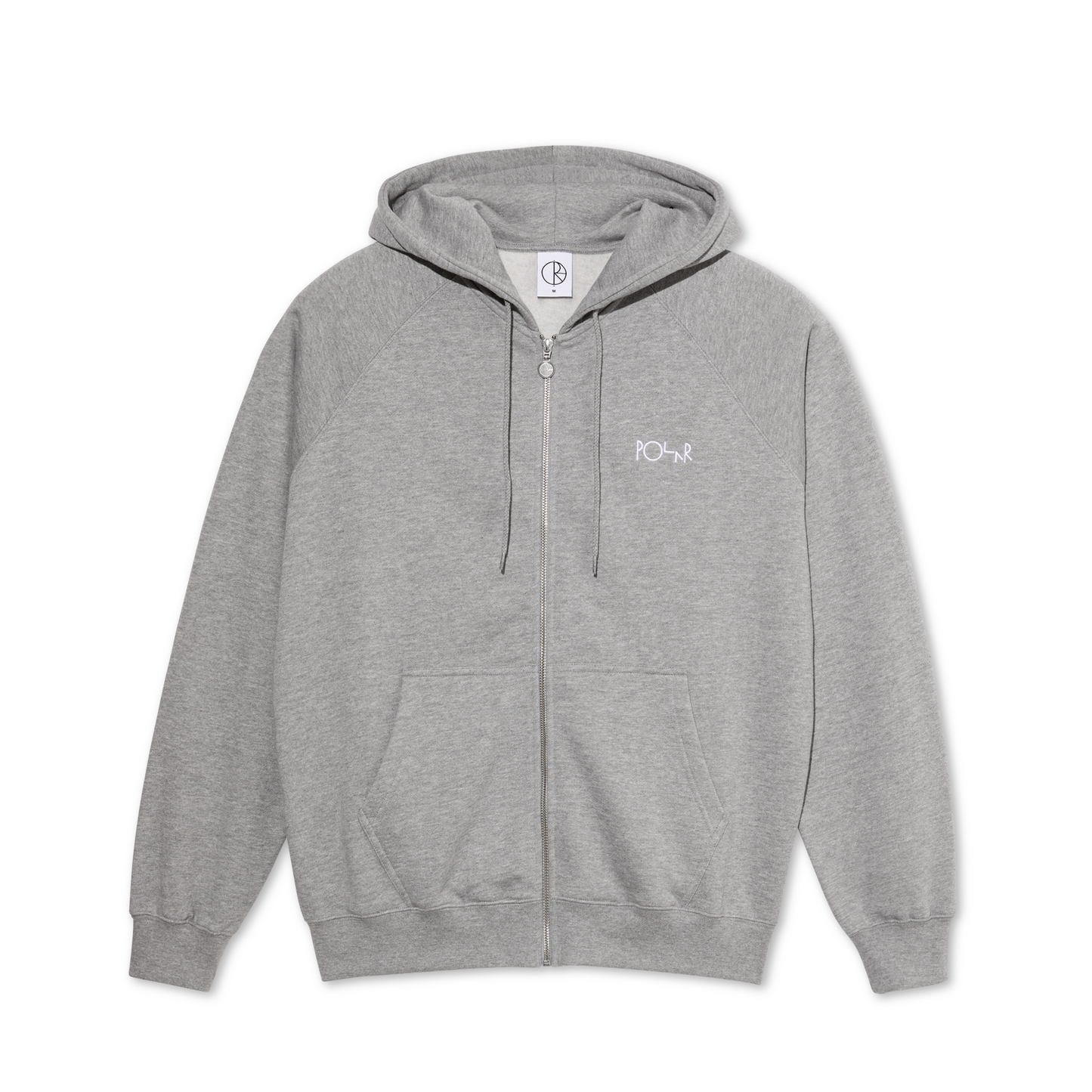 Polar Skate Co. - Default - Zip Hoodie - Heather Grey