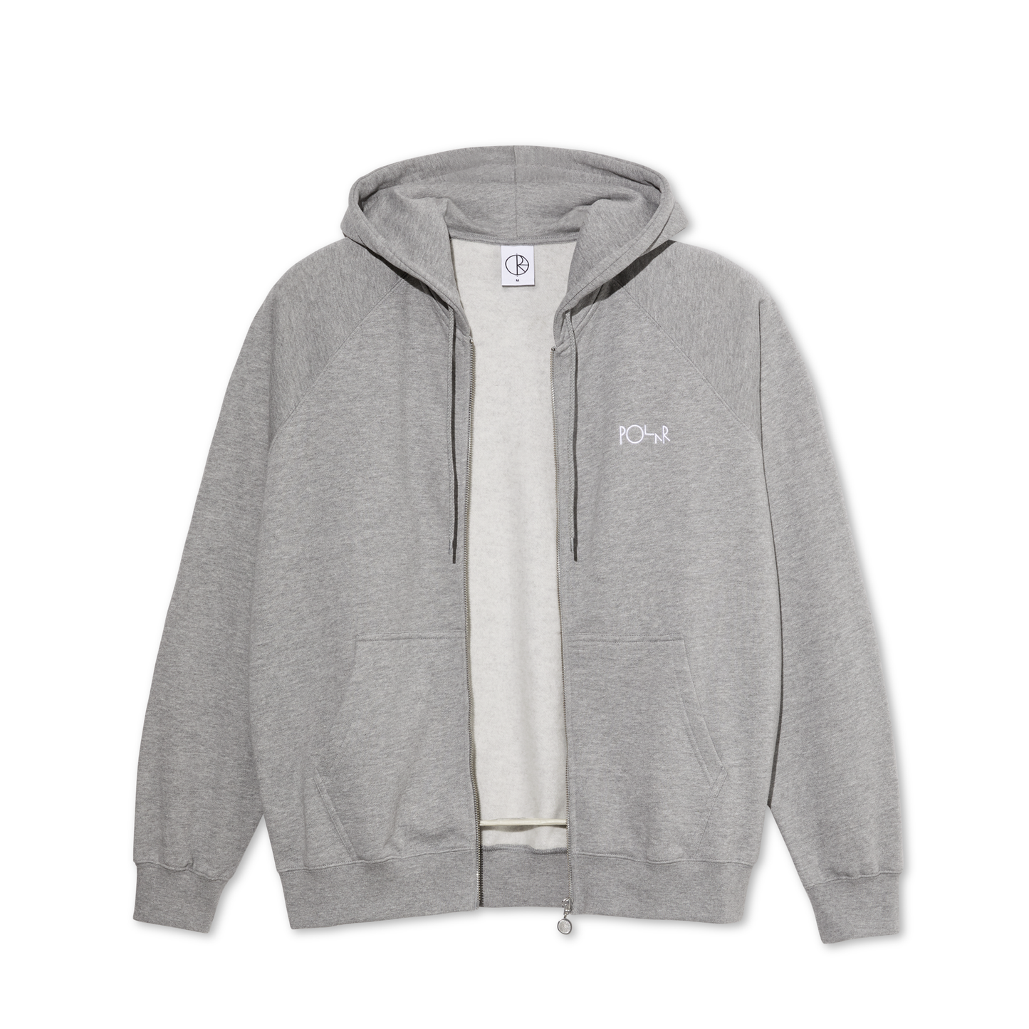Polar Skate Co. - Default - Zip Hoodie - Heather Grey