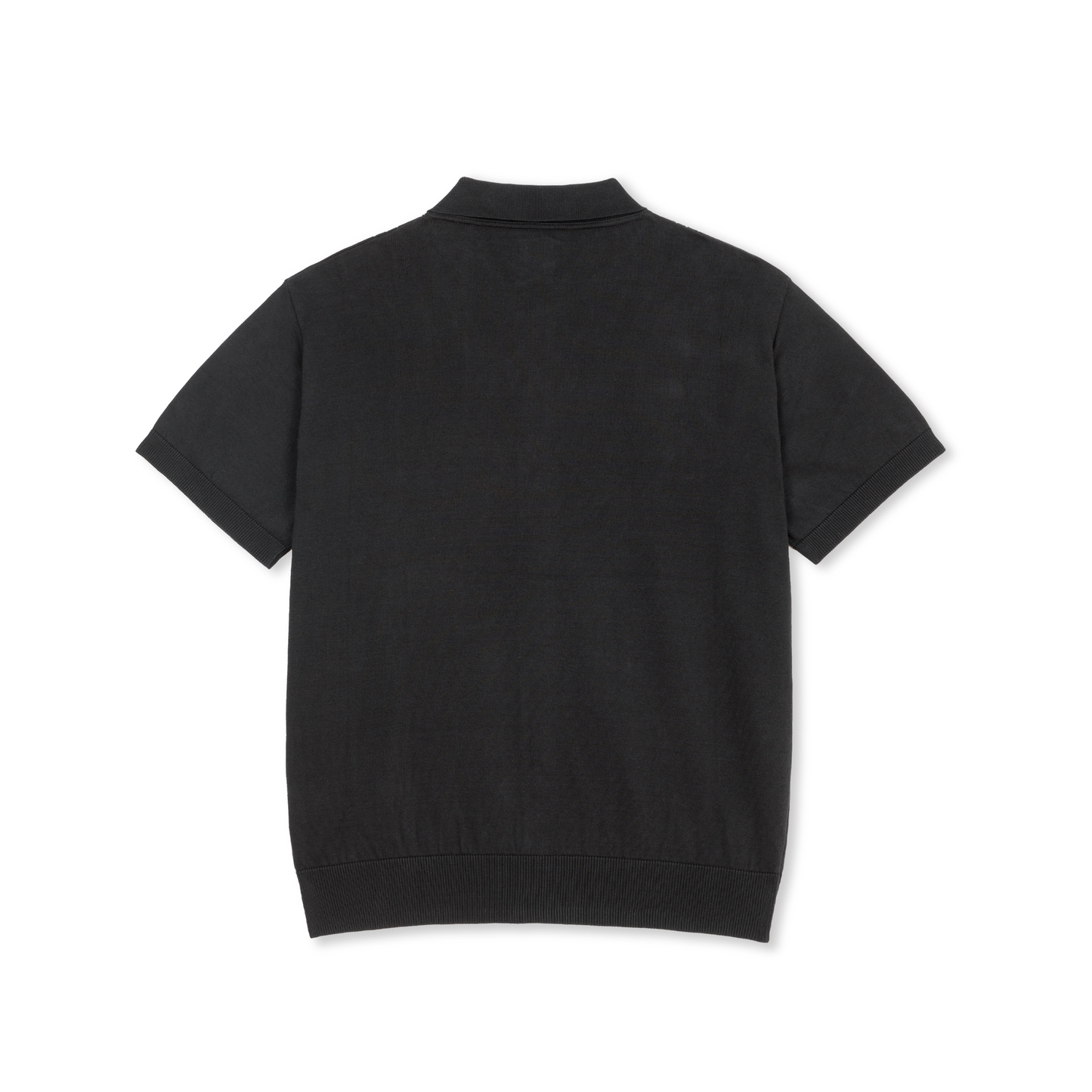 Polar Skate Co. - MILES S/S CARDIGAN DOUBLE P - BLACK