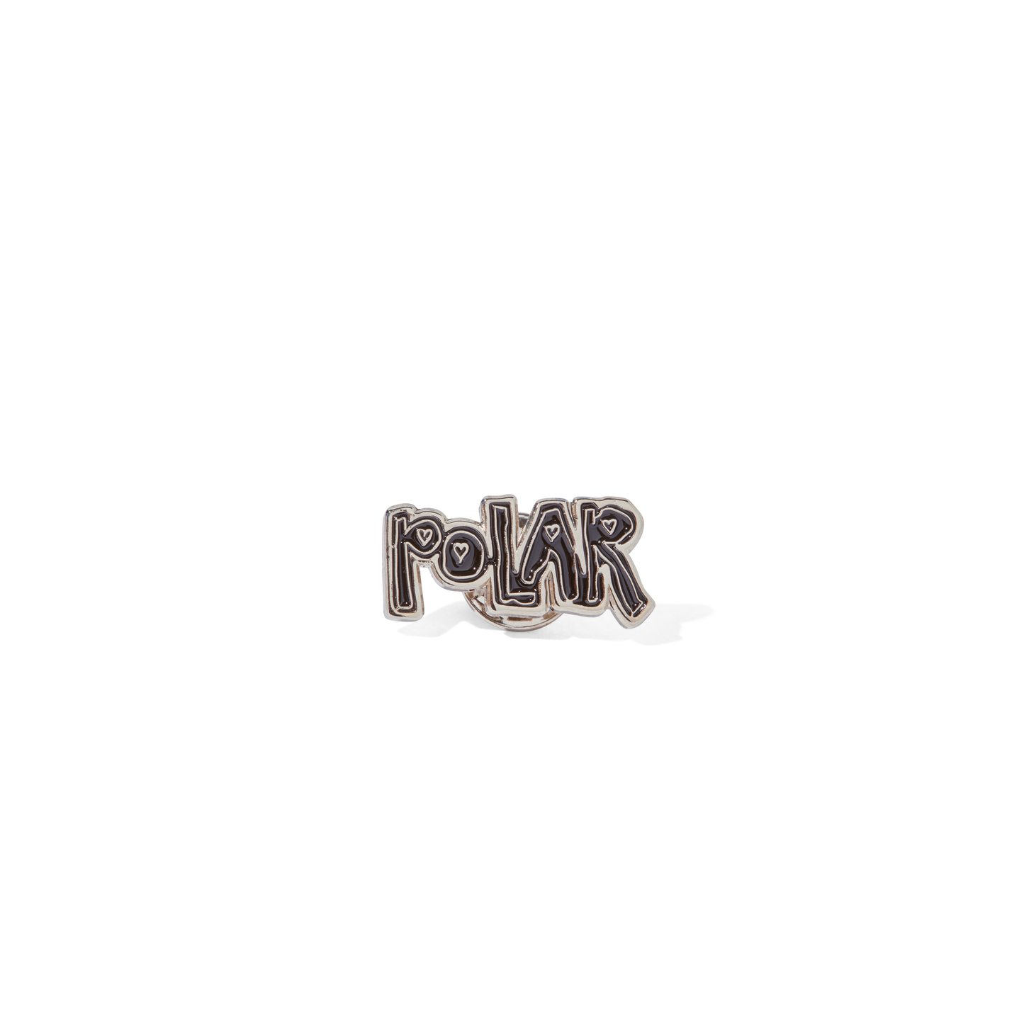 Polar Skate Co. - Pin | Heart Logo - Black