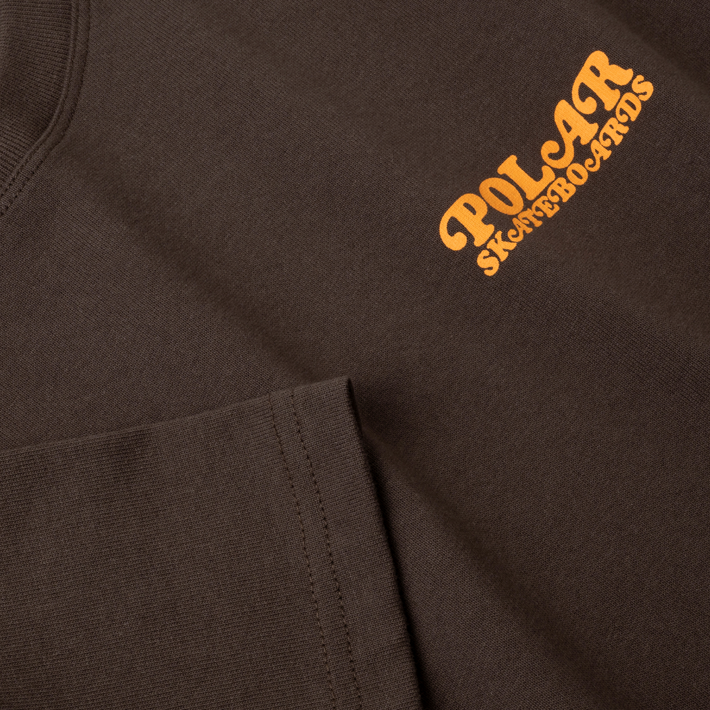 Polar Skate Co. - Fields Tee - Chocolate