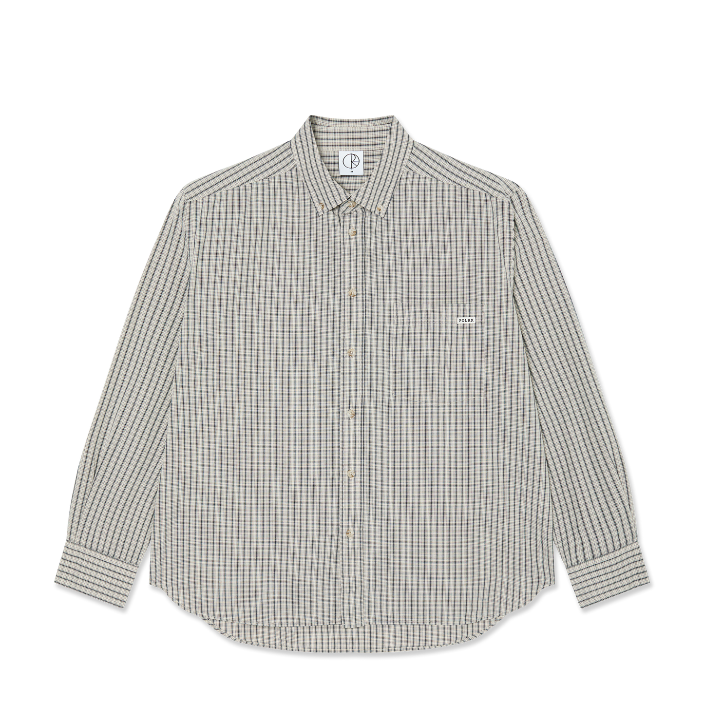 Polar Skate Co. - Ben LS Shirt - Ivory Check