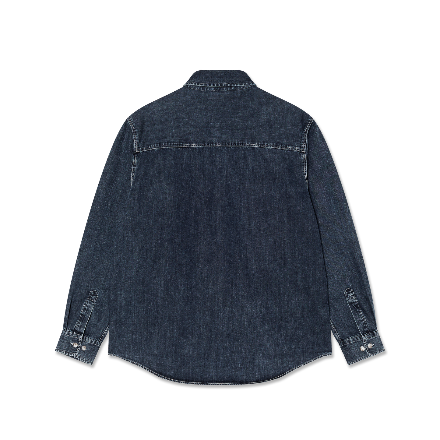 Polar Skate Co. - Mike LS Shirt | Denim - Washed Blue