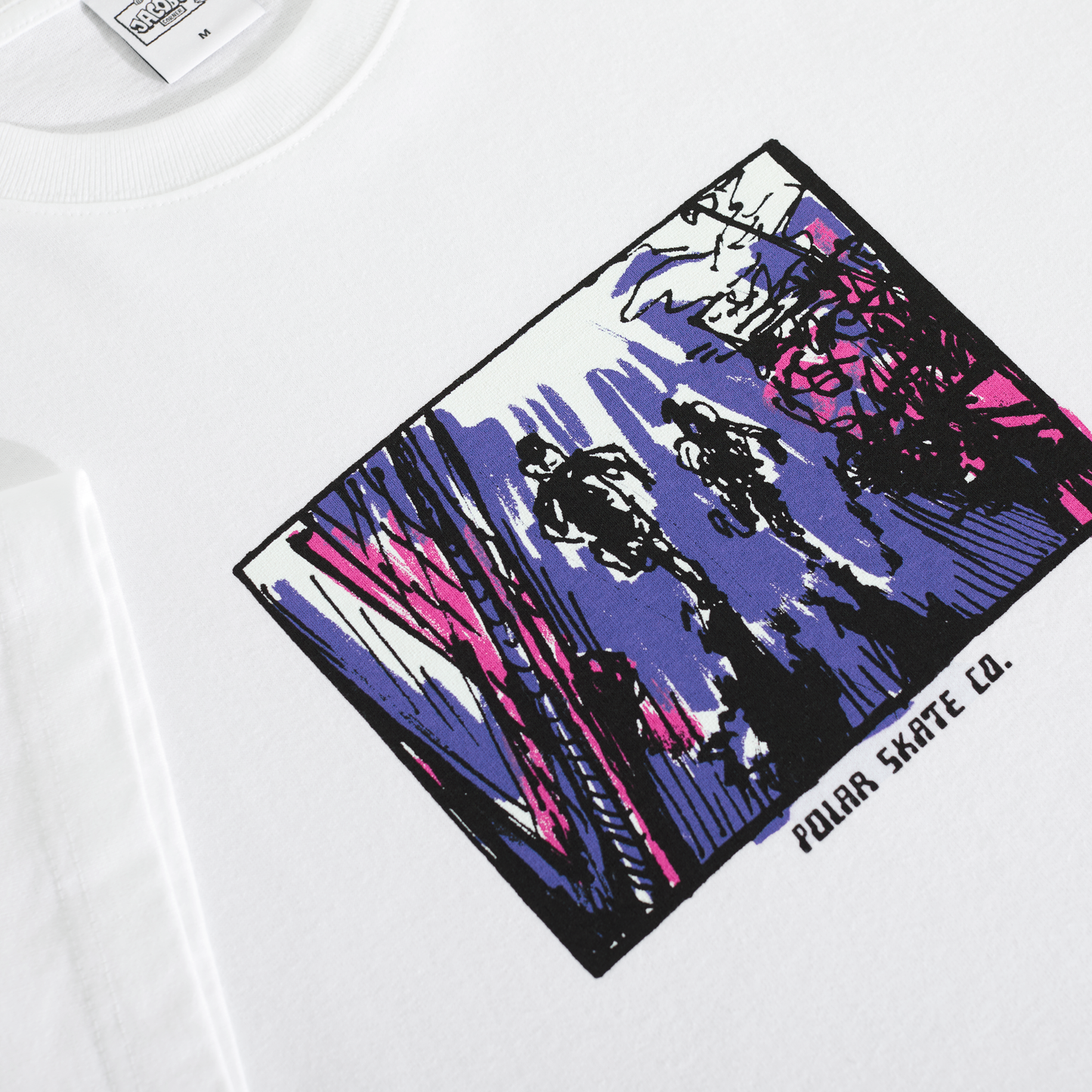 Polar Skate Co. - Tee | Running - White