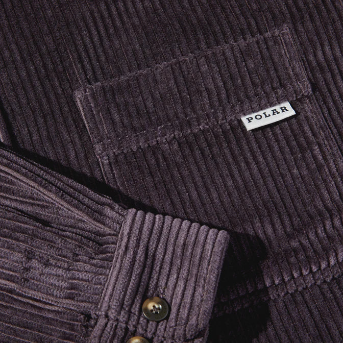 Polar Skate Co. - Cord Shirt - Dark Violet