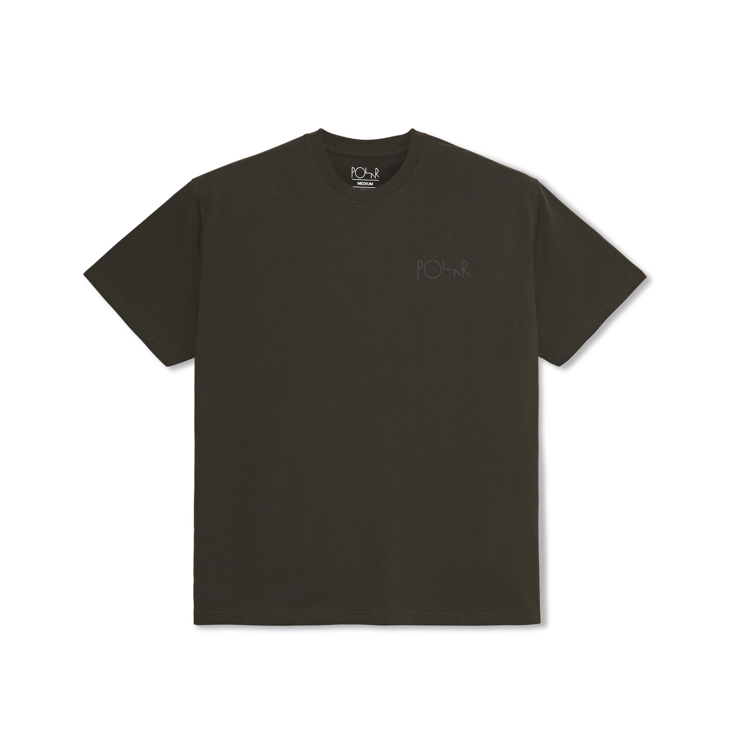 Polar Skate Co - Stroke Logo Tee - Dirty Black