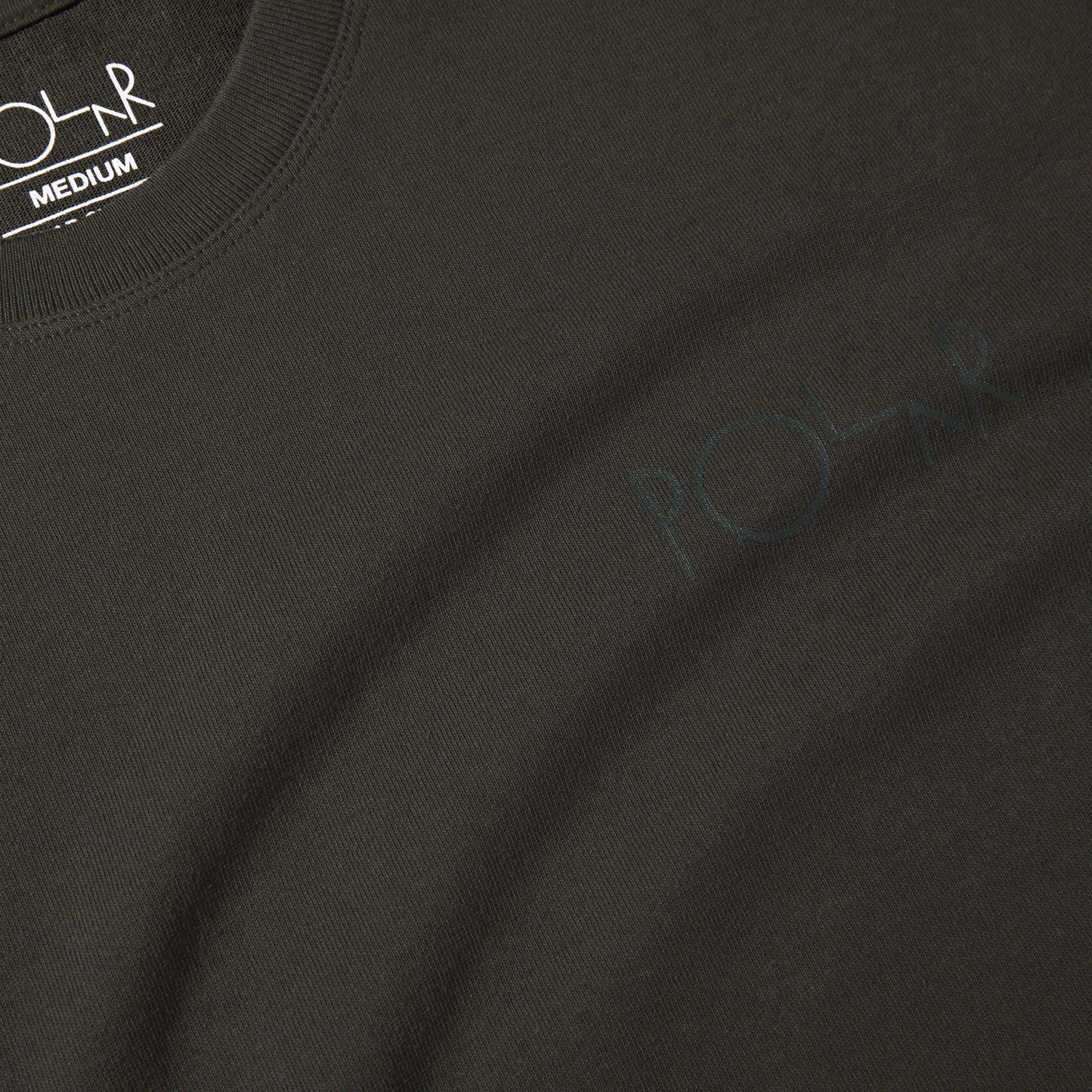 Polar Skate Co - Stroke Logo Tee - Dirty Black