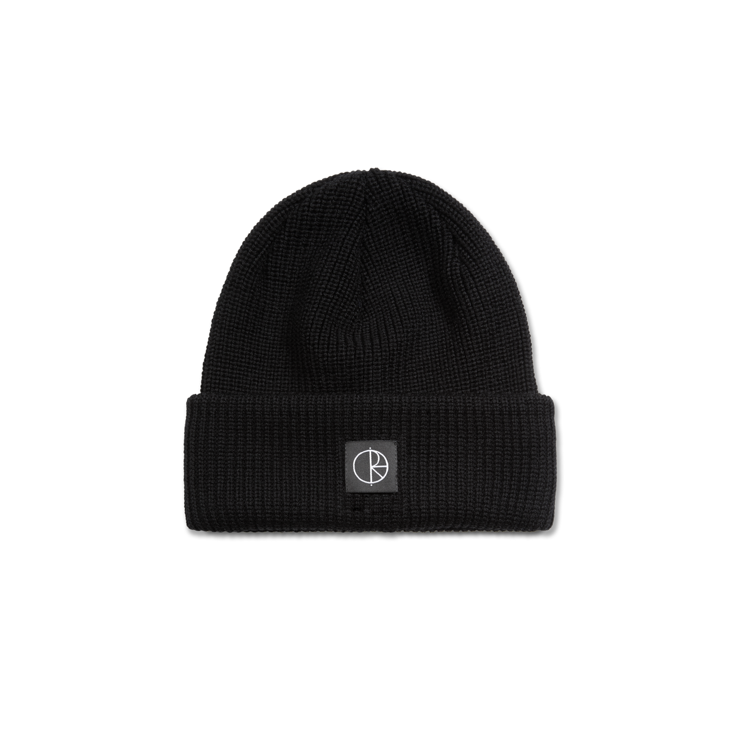 Polar Skate Co - Double Folded Merino Beanie - Black