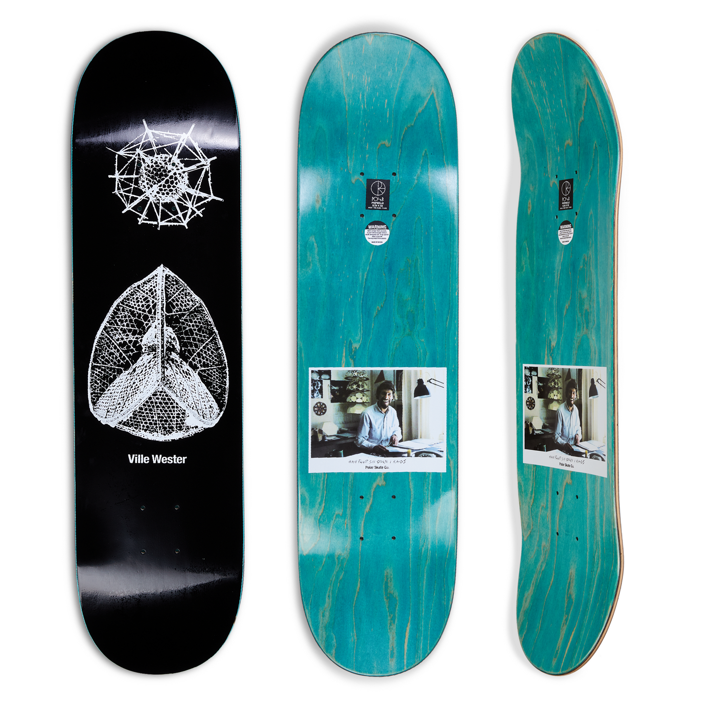 Polar Skate Co. - VILLE WESTER - Structural Order (Black) 8.25