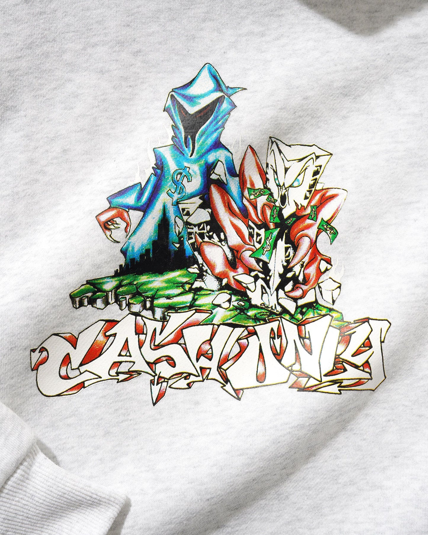 Cash Only - Reaper Pullover Hood - Ash