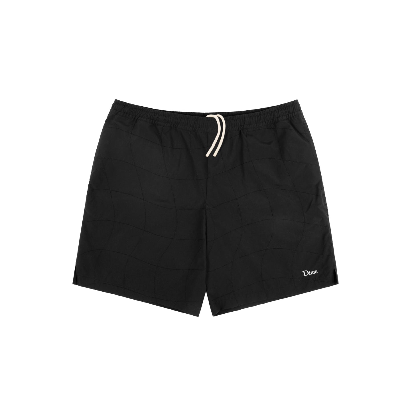Dime - Wave Quilted Shorts - Black