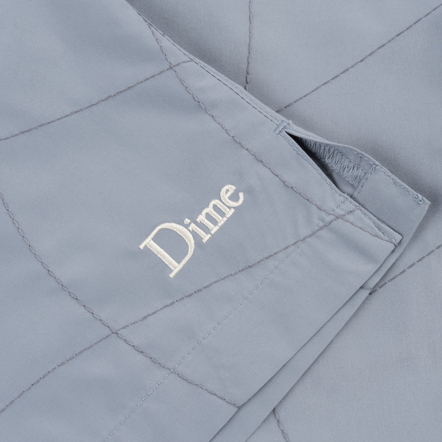 Dime - Wave Quilted Shorts - Cloud Blue