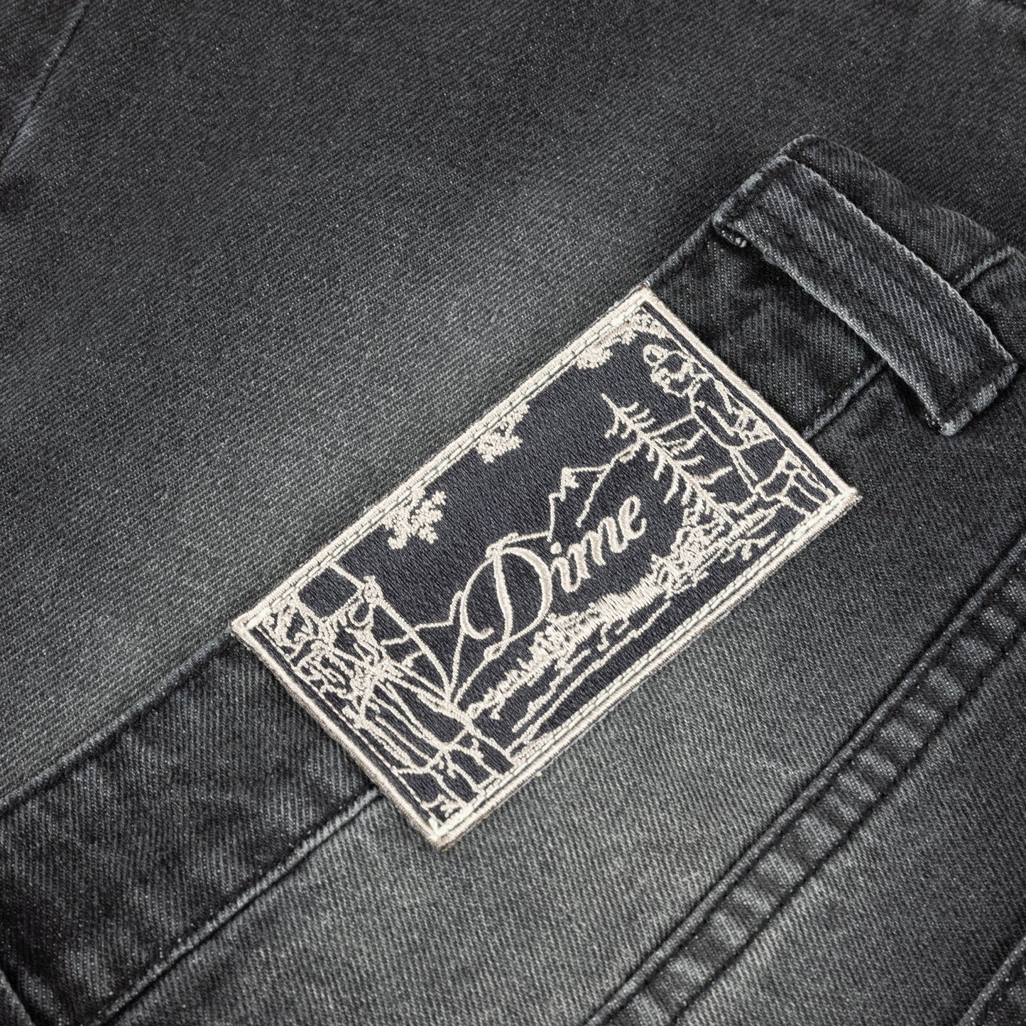 Dime - Carpenter Denim Shorts - Sandblasted Black