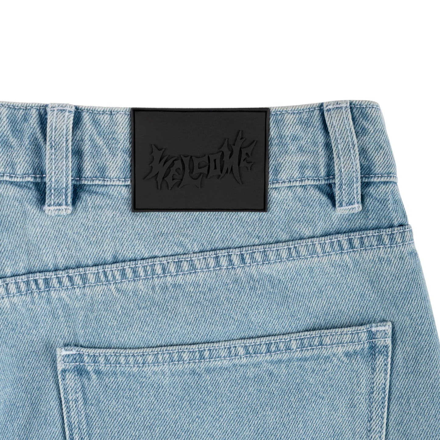 Welcome Skateboards - Linger Baggy Denim Short - Washed Blue