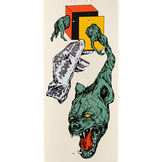 Welcome Skateboards - FACE OF A LOVER ON SON OF MOONTRIMMER - BONE - 8.25"