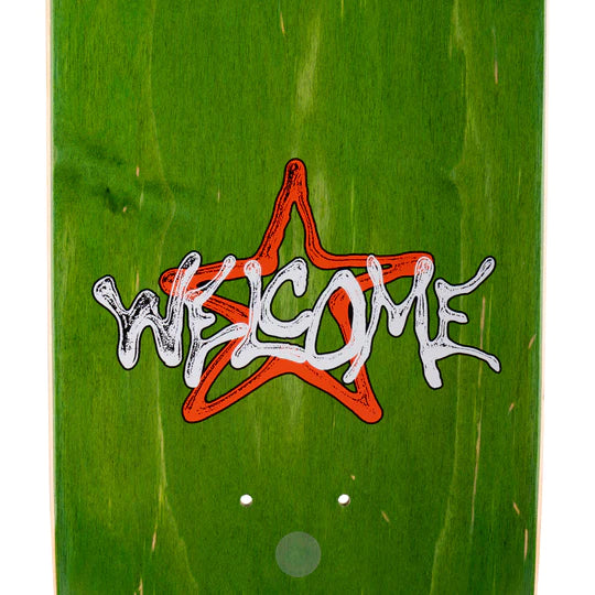 Welcome Skateboards - FACE OF A LOVER ON SON OF MOONTRIMMER - BONE - 8.25"