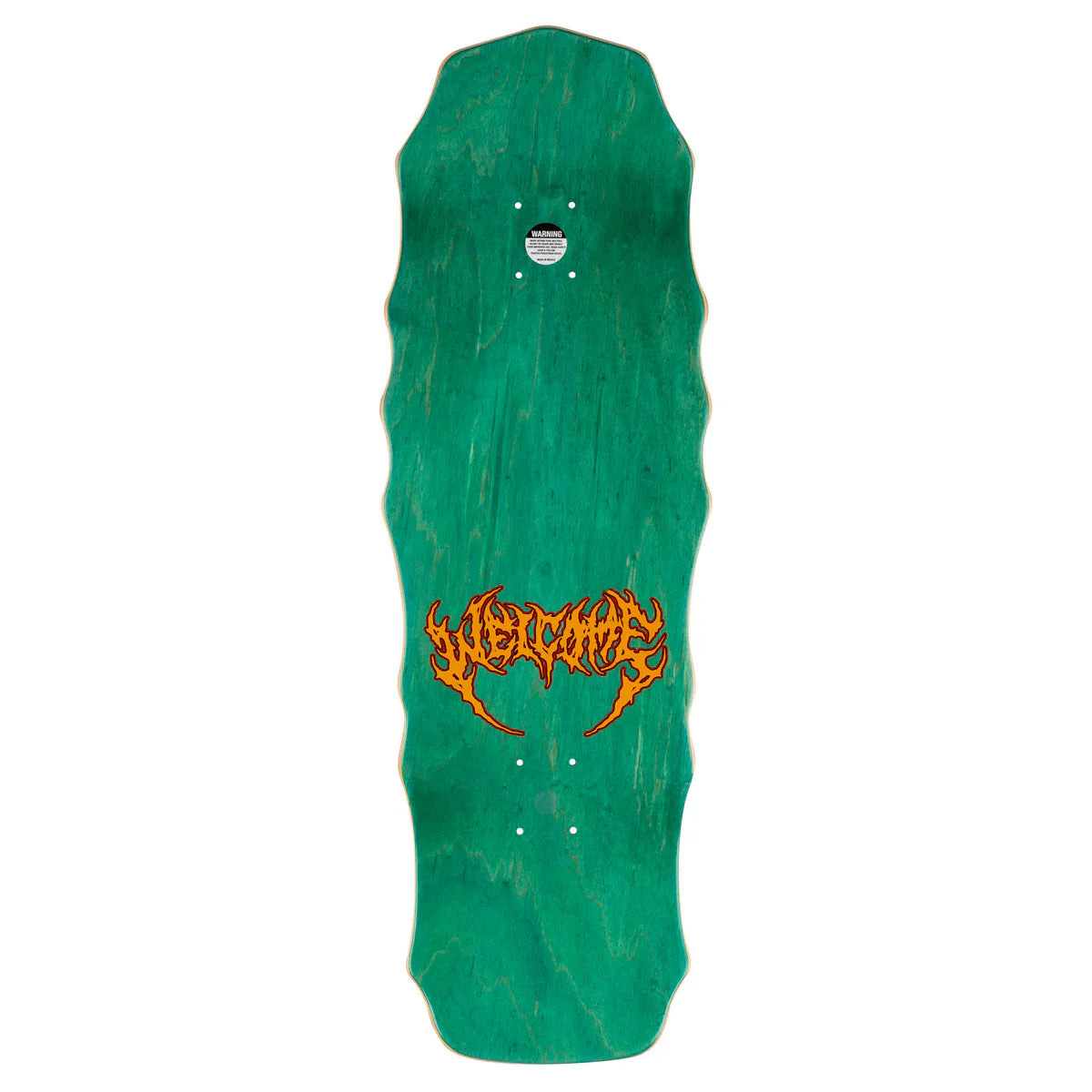 Welcome Skateboards - Light And Easy On Window - Black