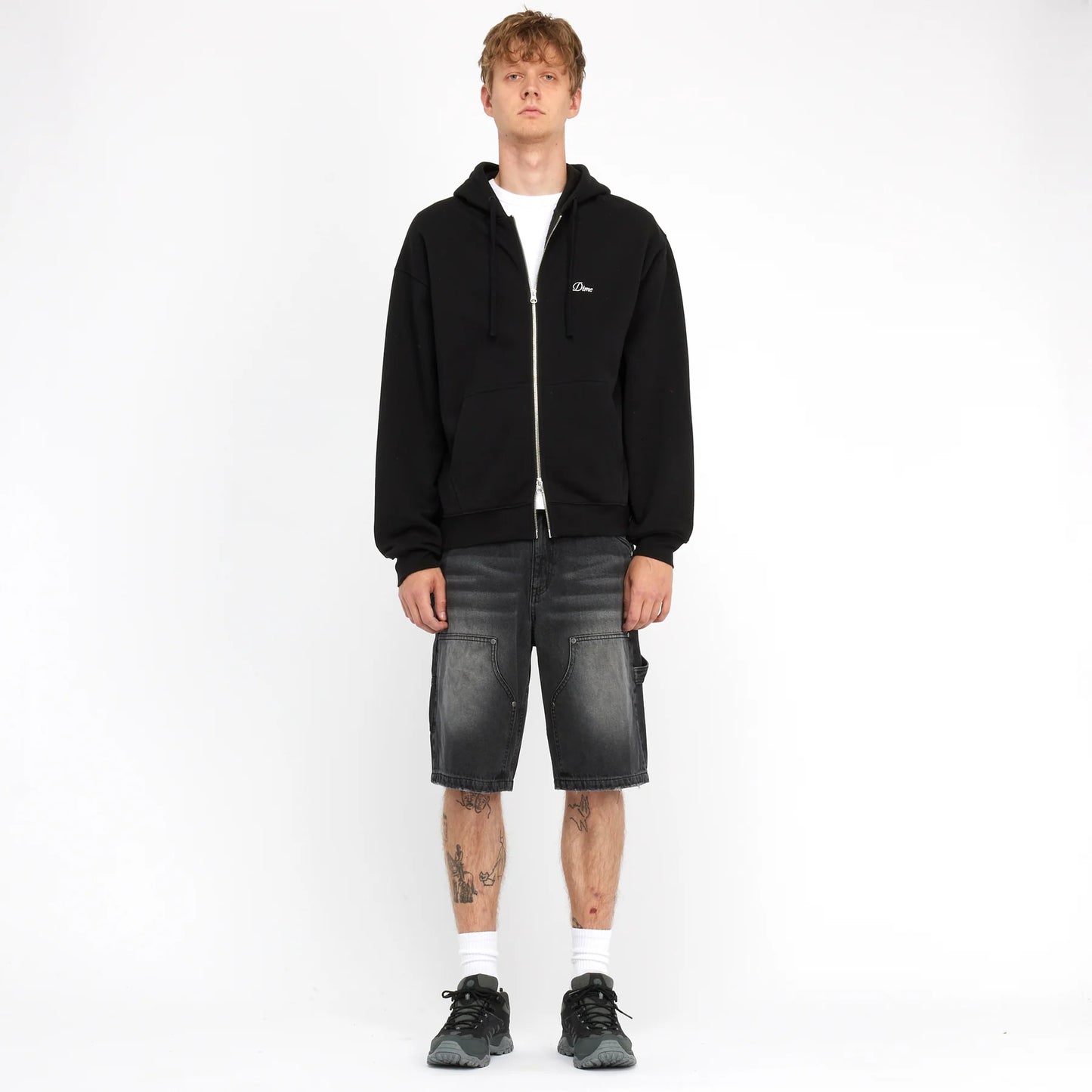 Dime - Carpenter Denim Shorts - Sandblasted Black