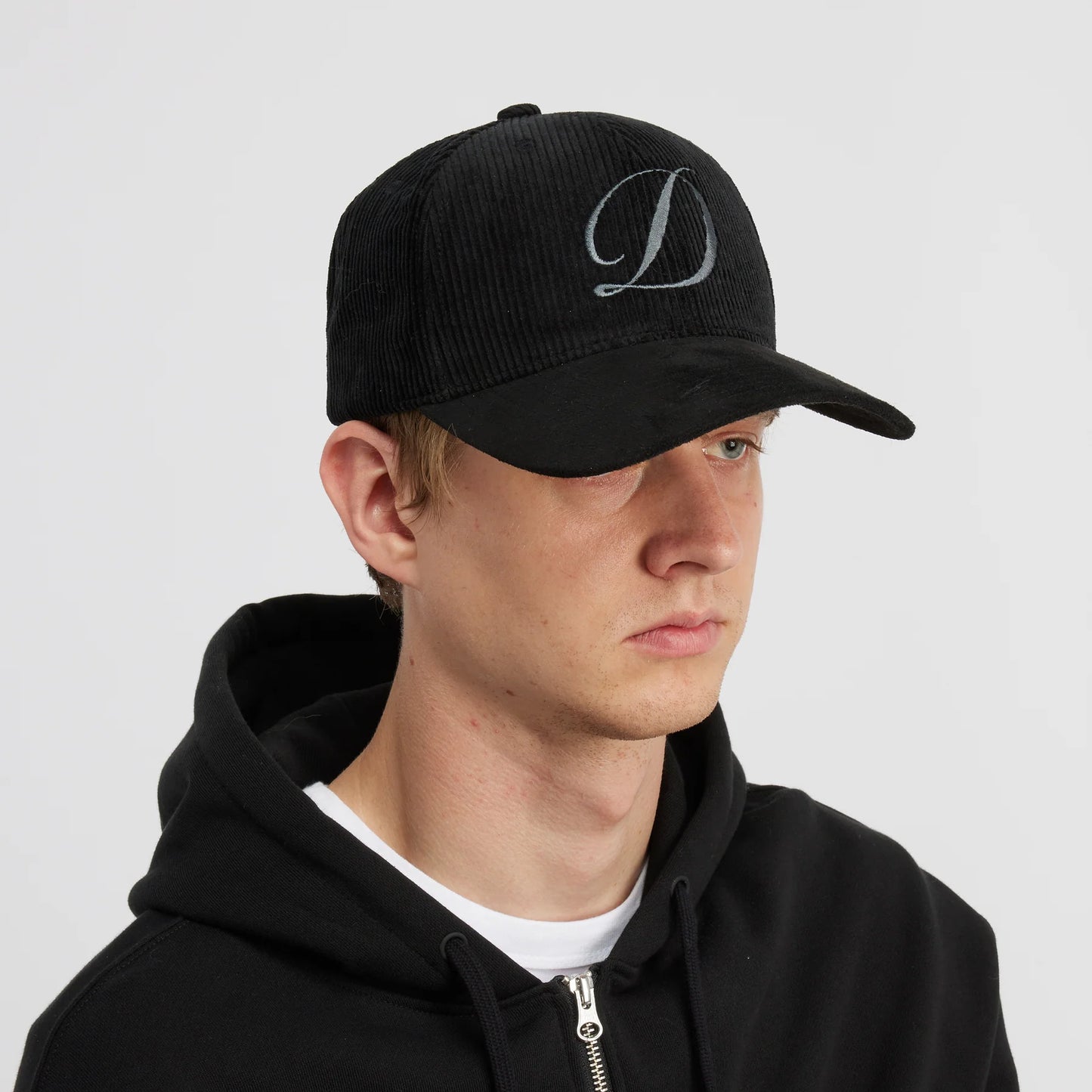 Dime - Cord Full Fit Cap - Black