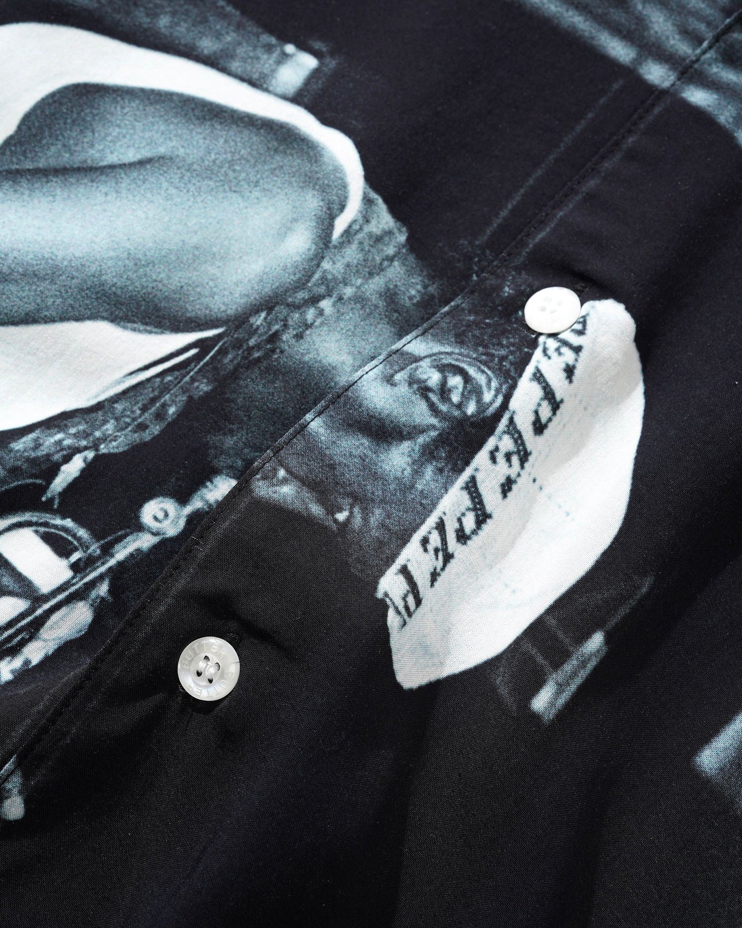 Butter Goods - Miles Davis - Savoy Rayon S/S Shirt Black