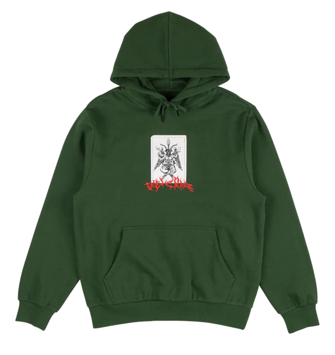 Welcome Skateboards - COAGULA TYVEK PATCH PULLOVER HOODIE - DARK GREEN