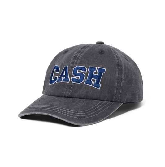 Cash Only - Campus 6 Panel Cap - Black