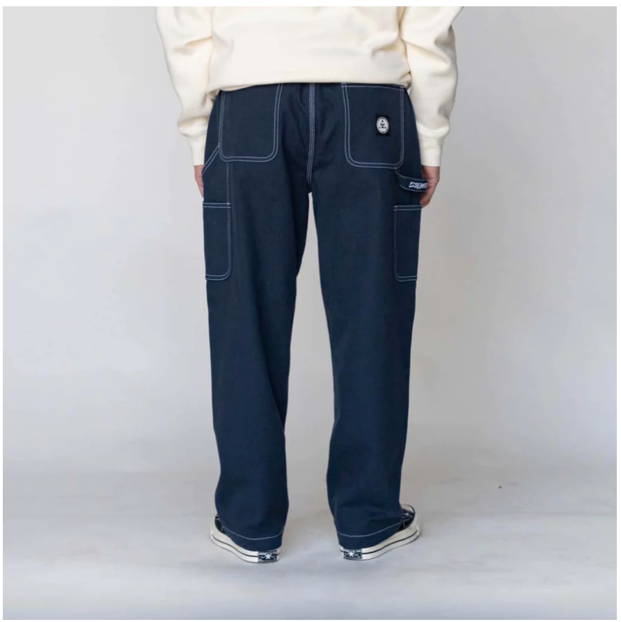 WELCOME - BRACE DOUBLE-KNEE CARPENTER PANT - DARK SAPPHIRE