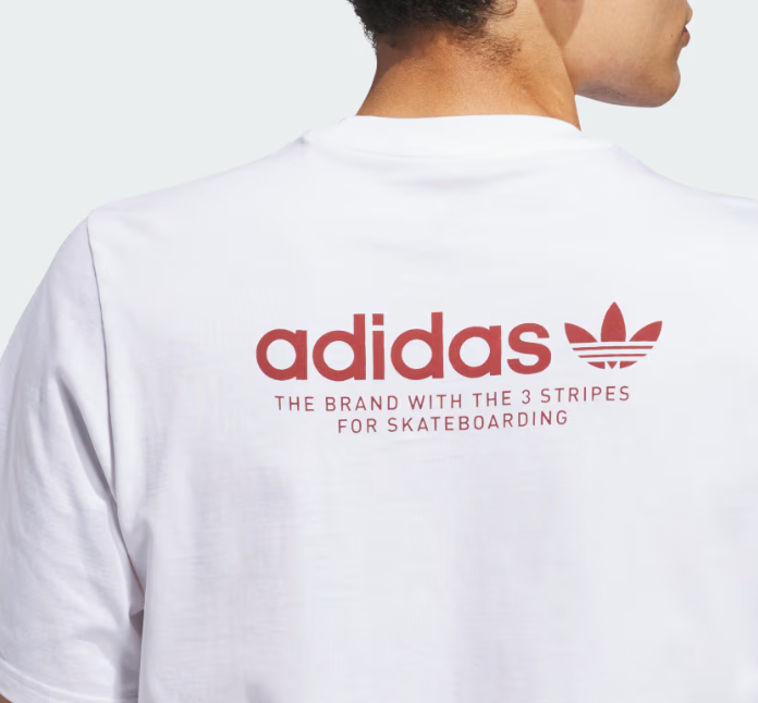 Adidas Skateboarding - 4.0 Logo Tee - White