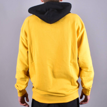 Welcome Skateboards - Scrawl Hoodie - Yellow/Black