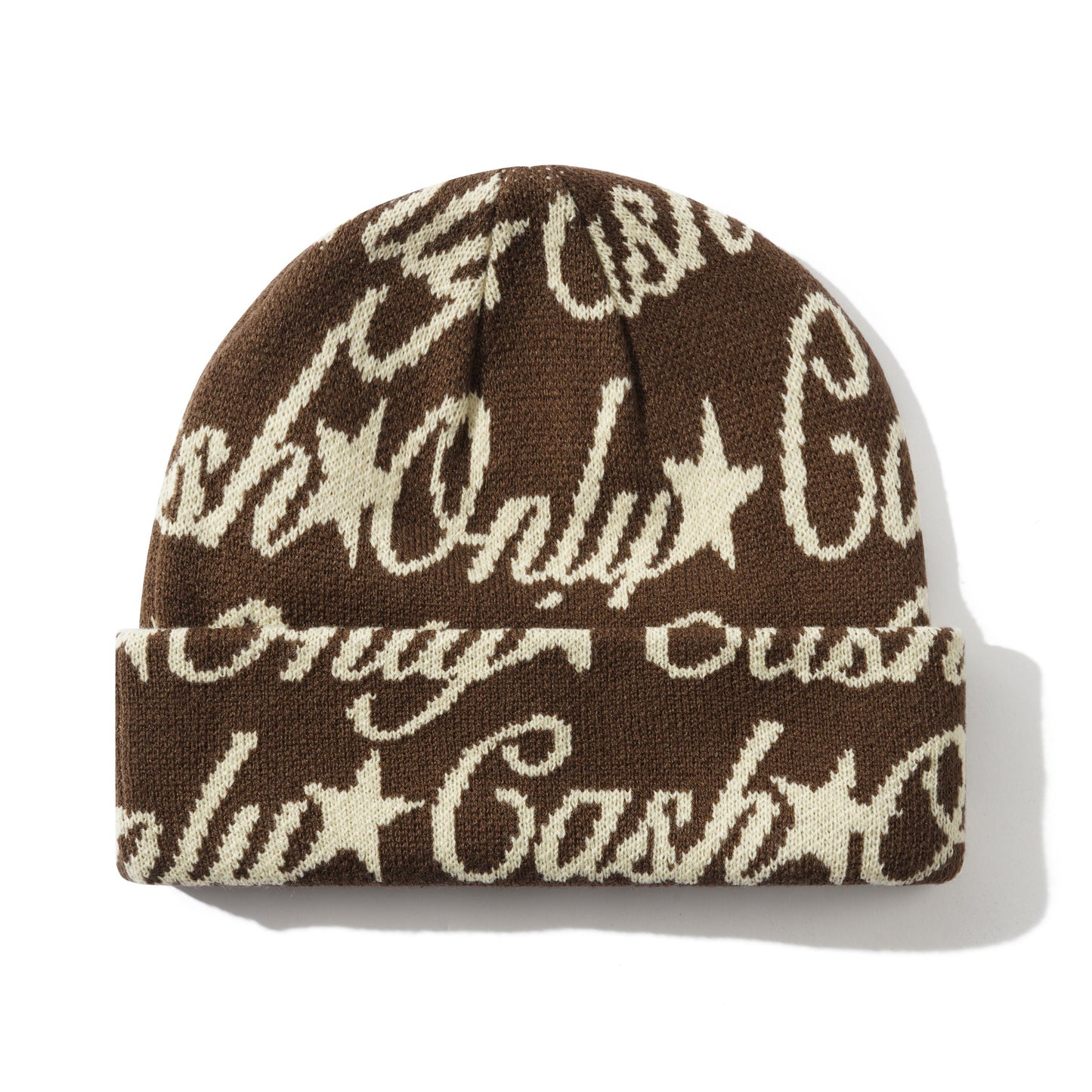 Cash Only - Script Beanie - Brown