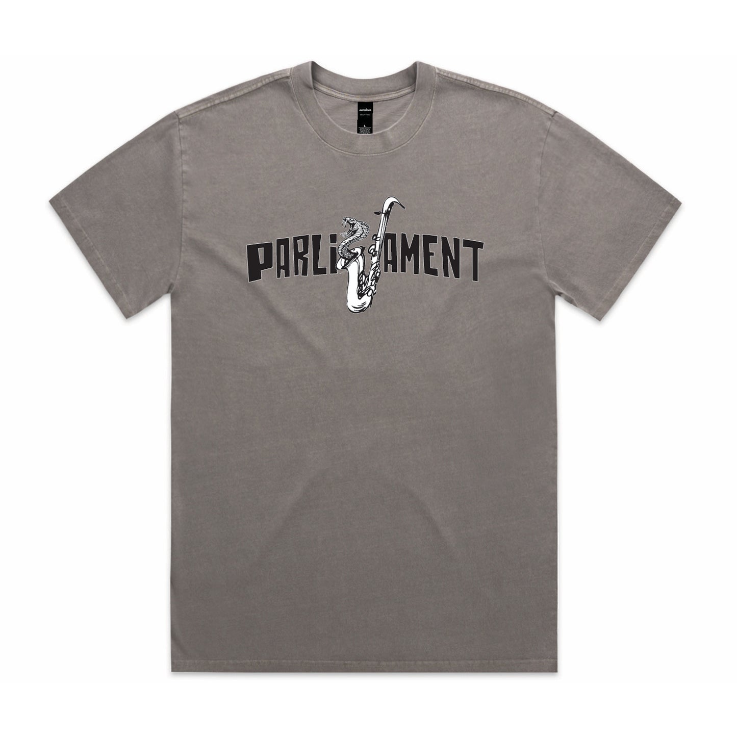 Parliament - Snake Jazz Tee - Vintage Grey