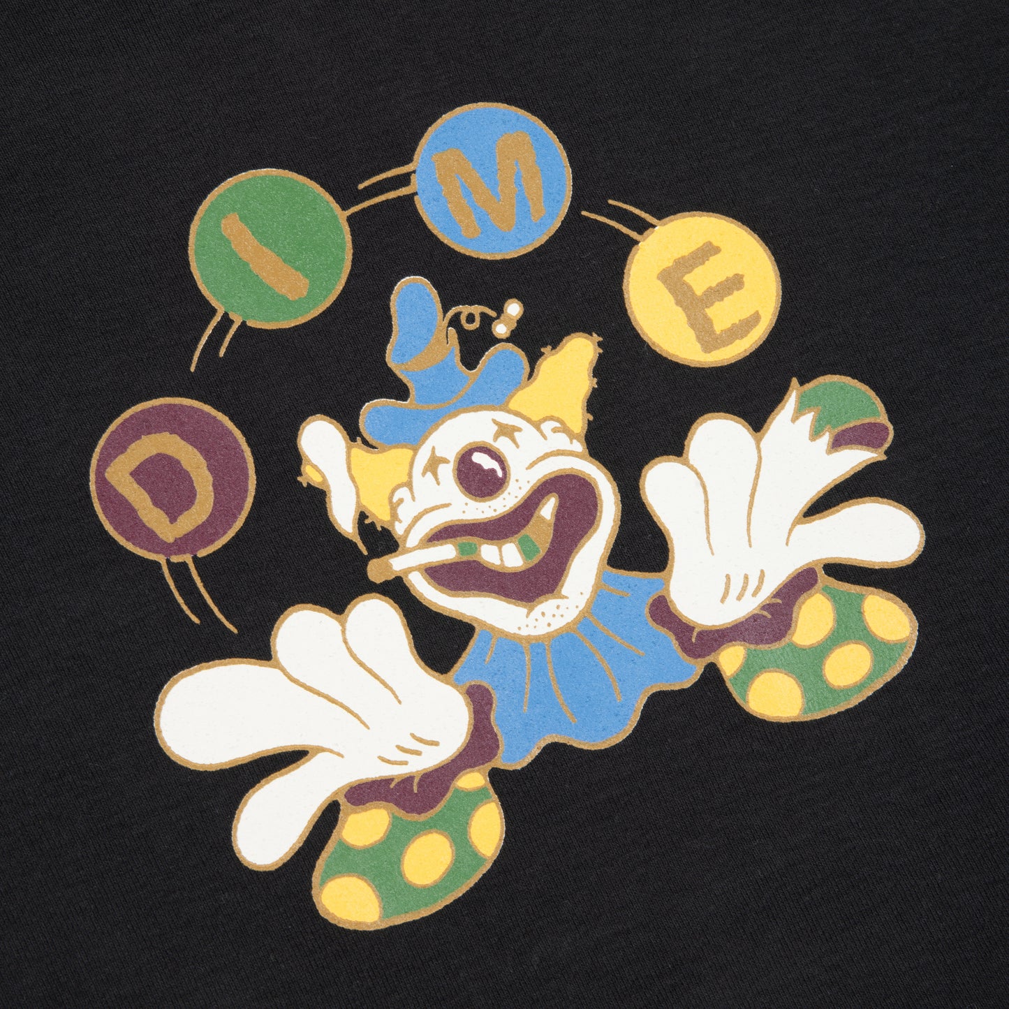 Dime - Carnival Baby Tee - Black