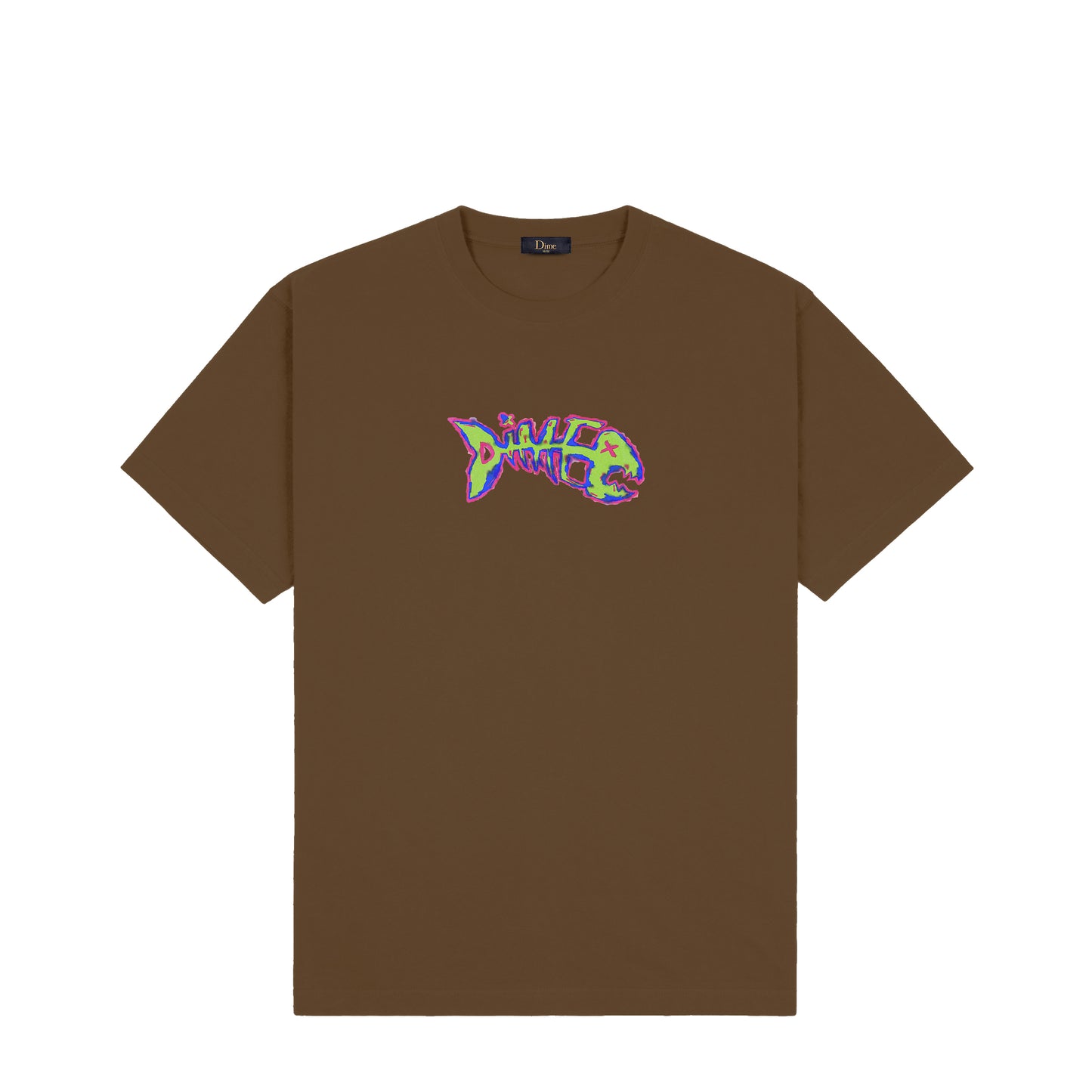 Dime - Bones Tee - Dark Brown