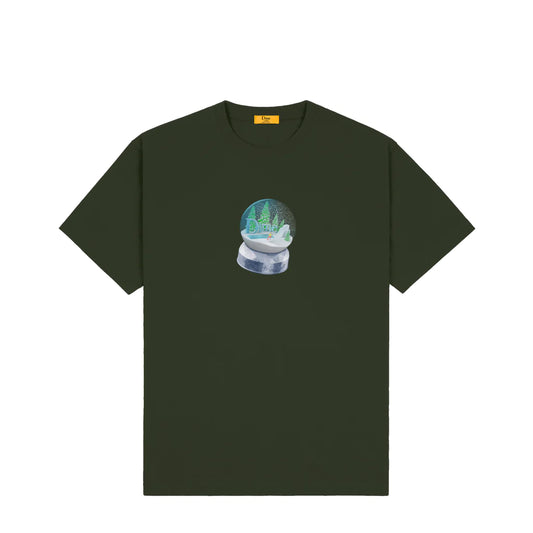 Dime - Snow Globe T-Shirt - Forest Green