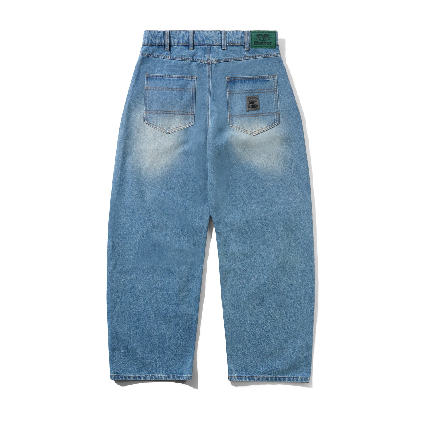 Butter Goods - Wide Cut Denim Jeans - Worn Indigo