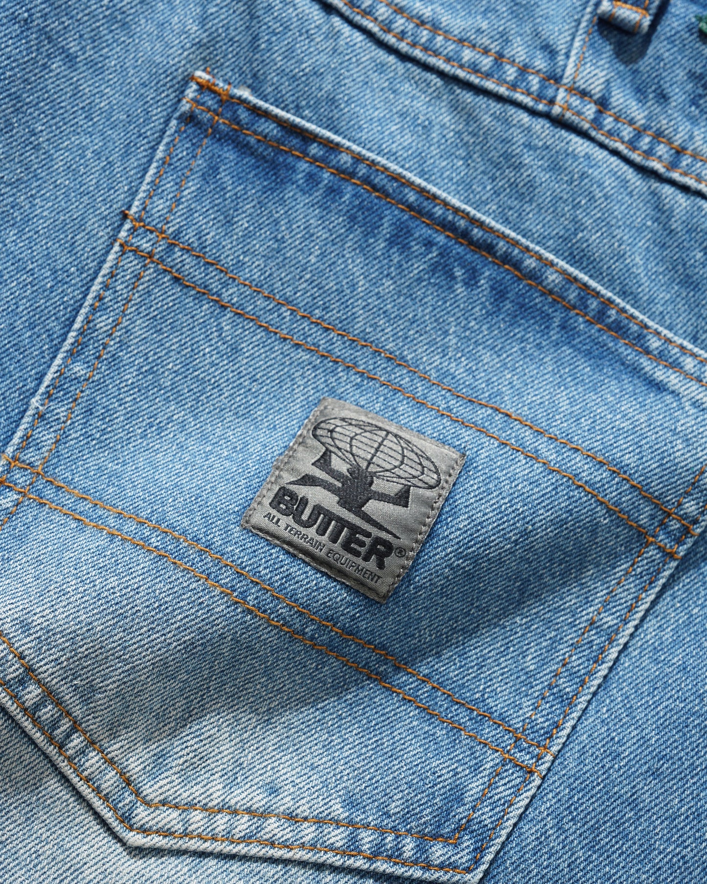 Butter Goods - Wide Cut Denim Jeans - Worn Indigo