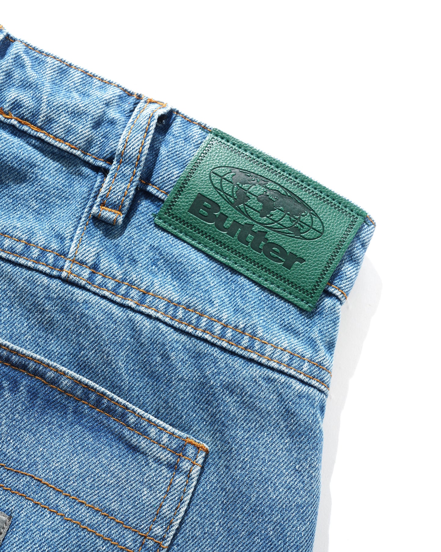 Butter Goods - Wide Cut Denim Jeans - Worn Indigo