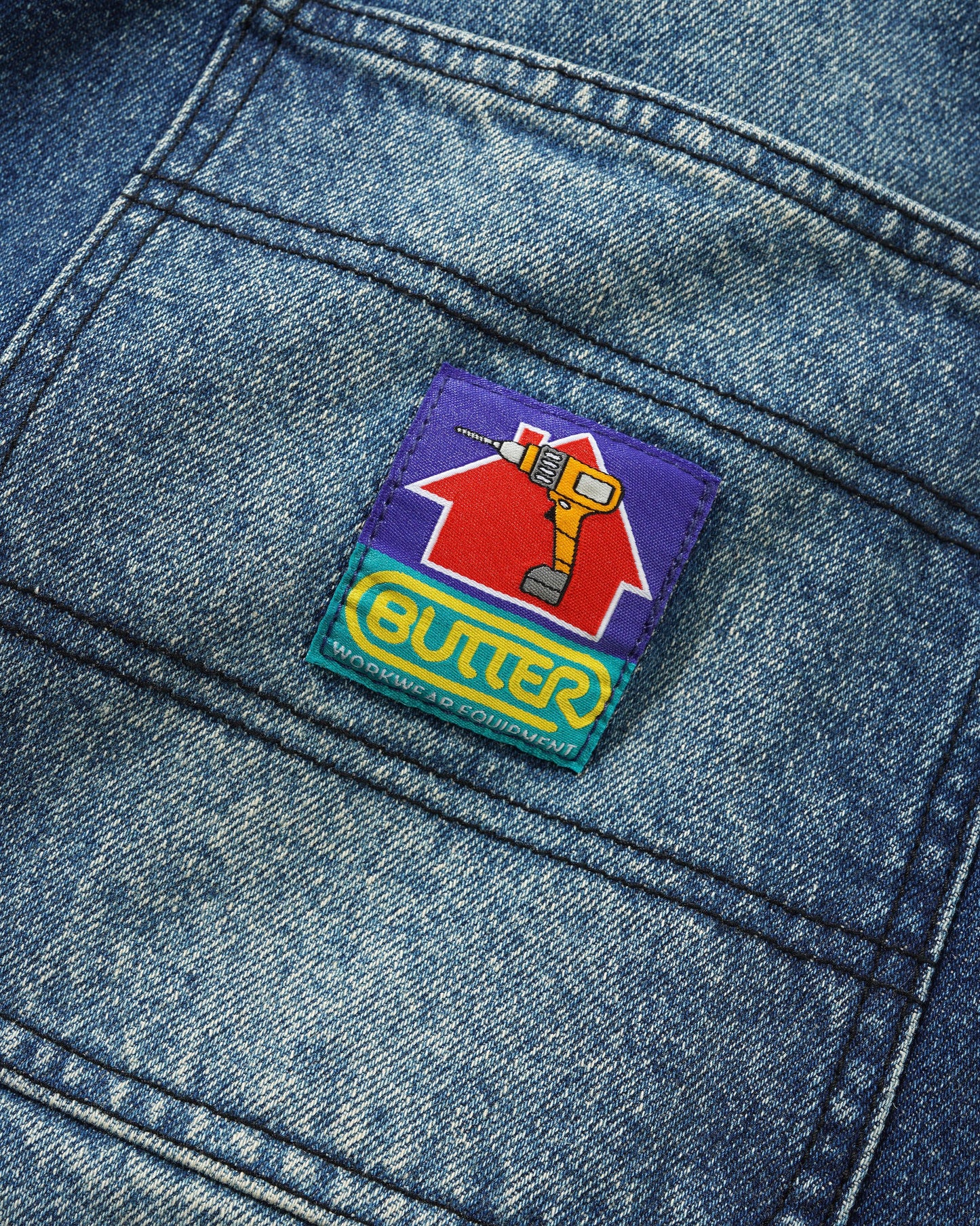 Butter Goods - Work Pants - Distressed Indigo