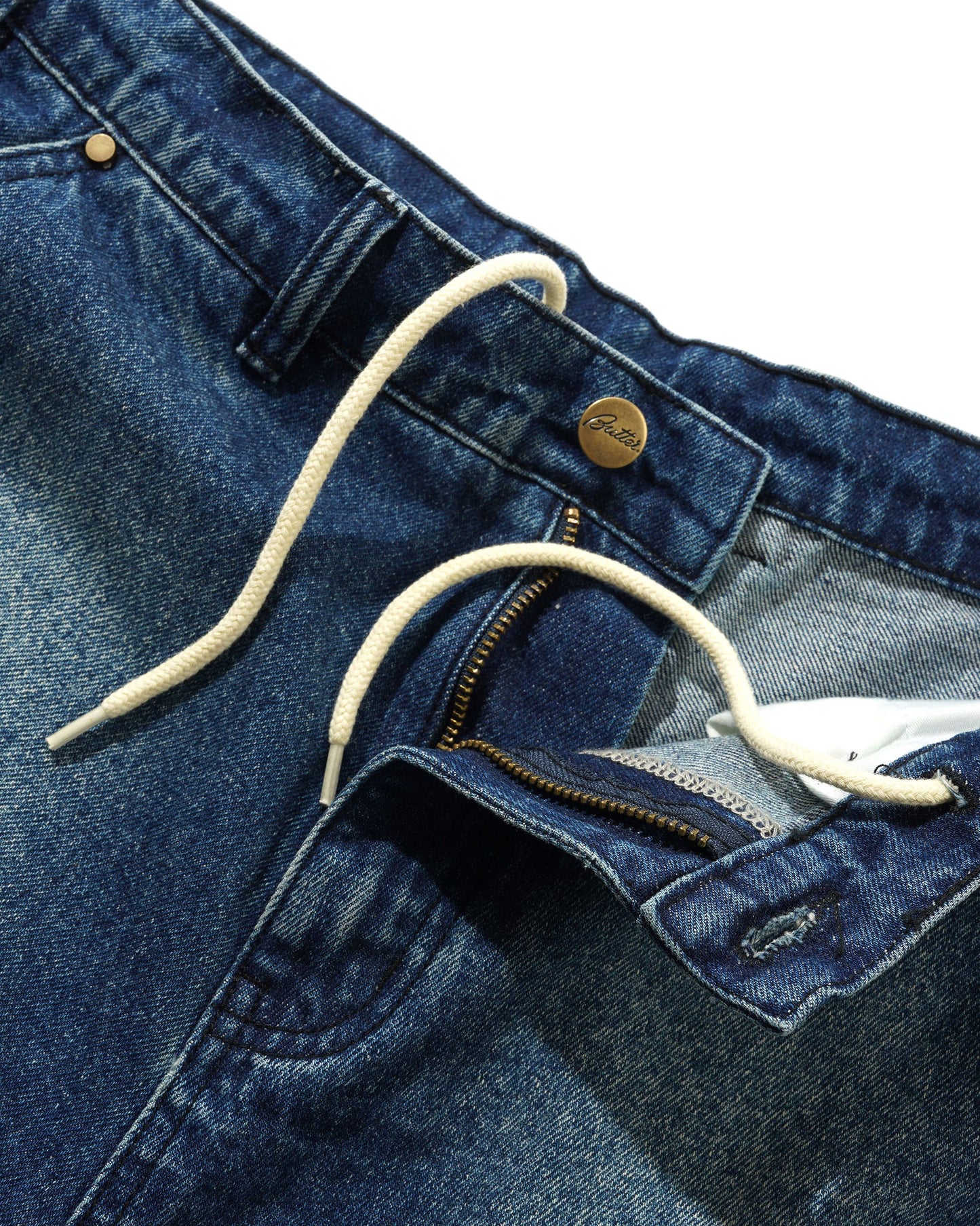 Butter Goods - Work Pants - Distressed Indigo