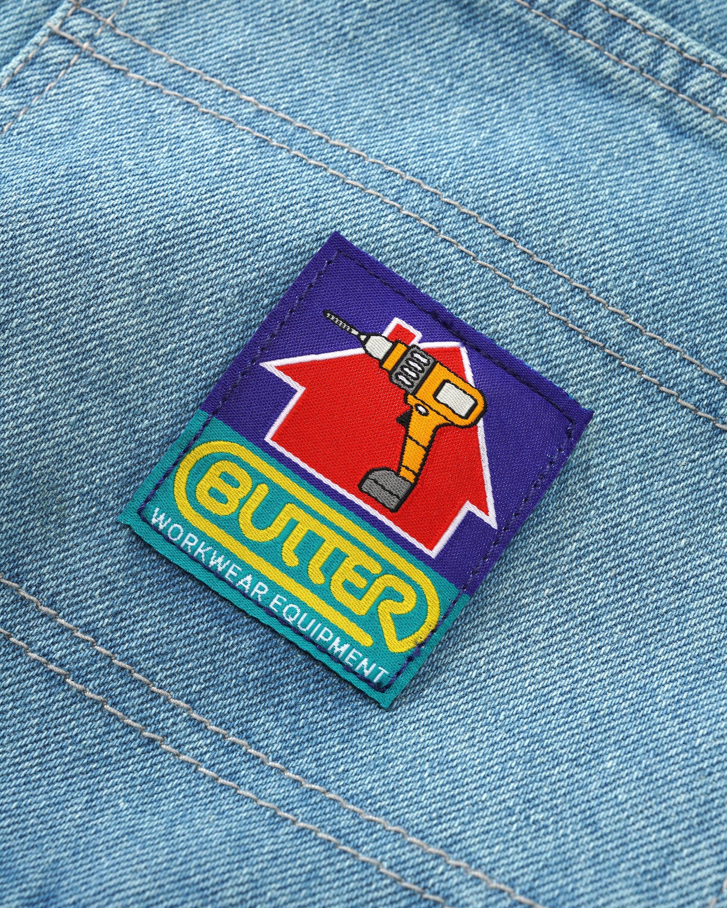 Butter Goods - Work Shorts - Washed Indigo