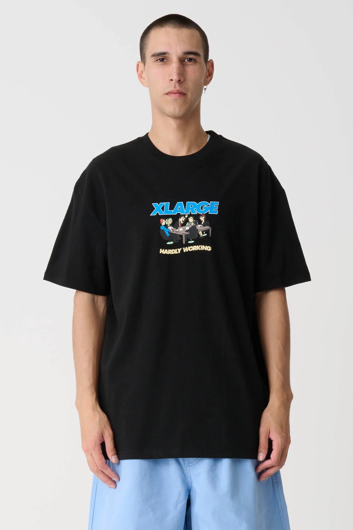 XLARGE - Hardly Working Tee - Black