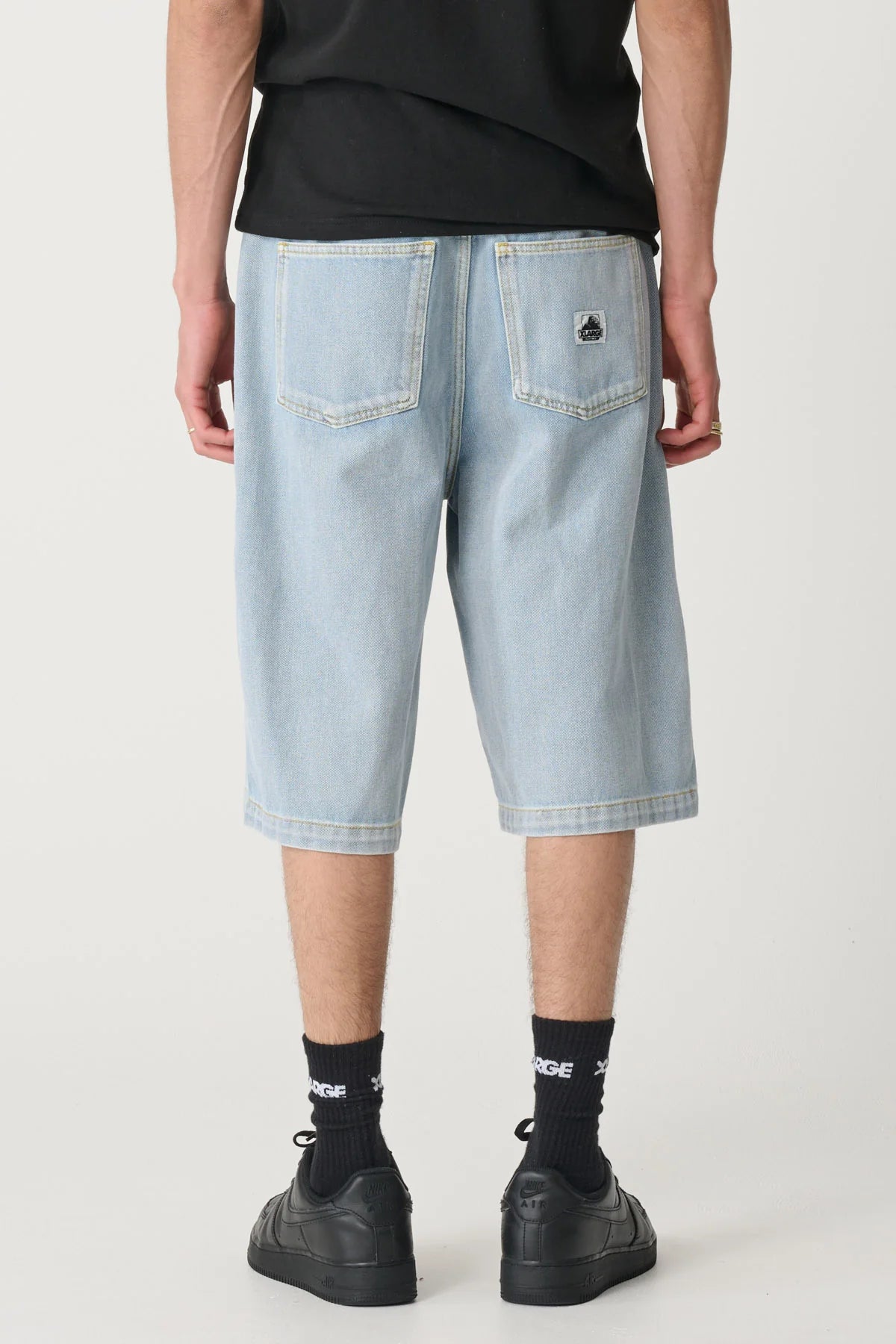 XLARGE - Baggy Bull Denim 91 Short - Washed Light Blue