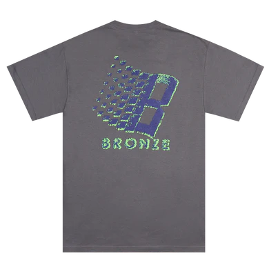 Bronze 56k - B Logo Tee Charcoal