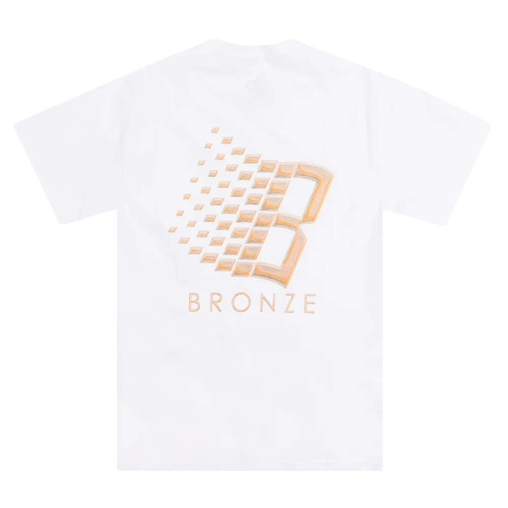 Bronze 56k - Balloon Logo Tee - White