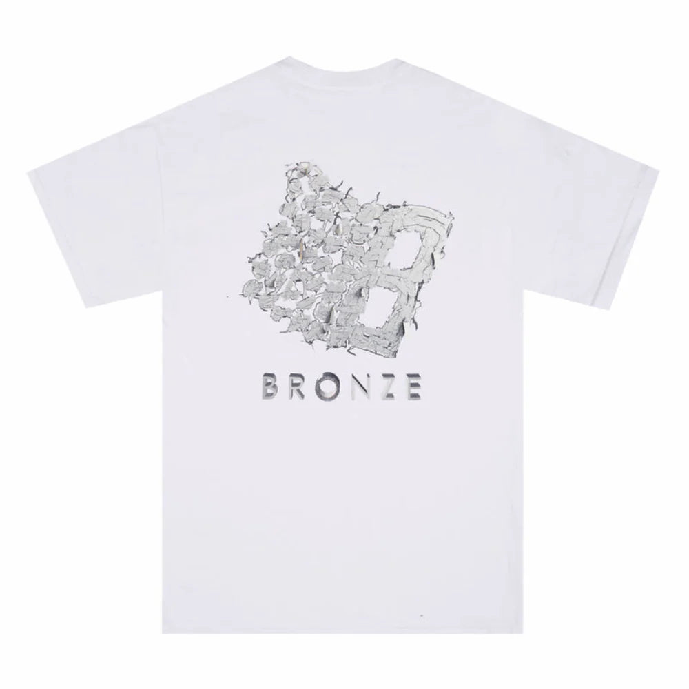 Bronze 56k - Duct Tape Tee - White