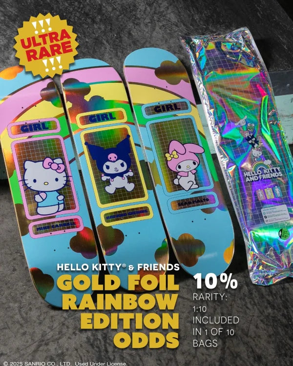 Girl Skateboards - Hello Kitty & Friends (Mike Carroll) 8.5"
