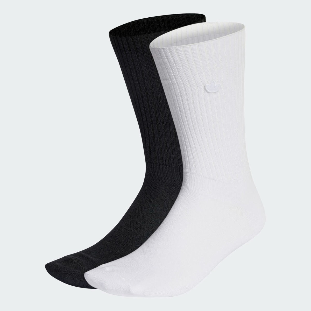 Adidas - Premium Essentials Crew Socks - White/Black (2pack)