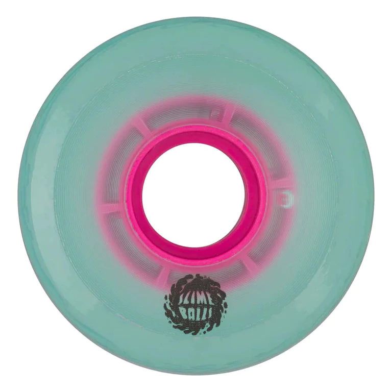 Slime Balls - OG Slime Chrome Trans Green 60mm 78A