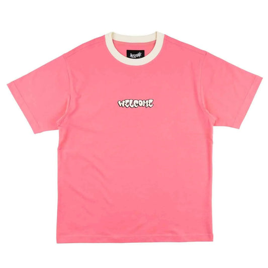 Welcome Skateboards - Puncher T-Shirt - Bubblegum