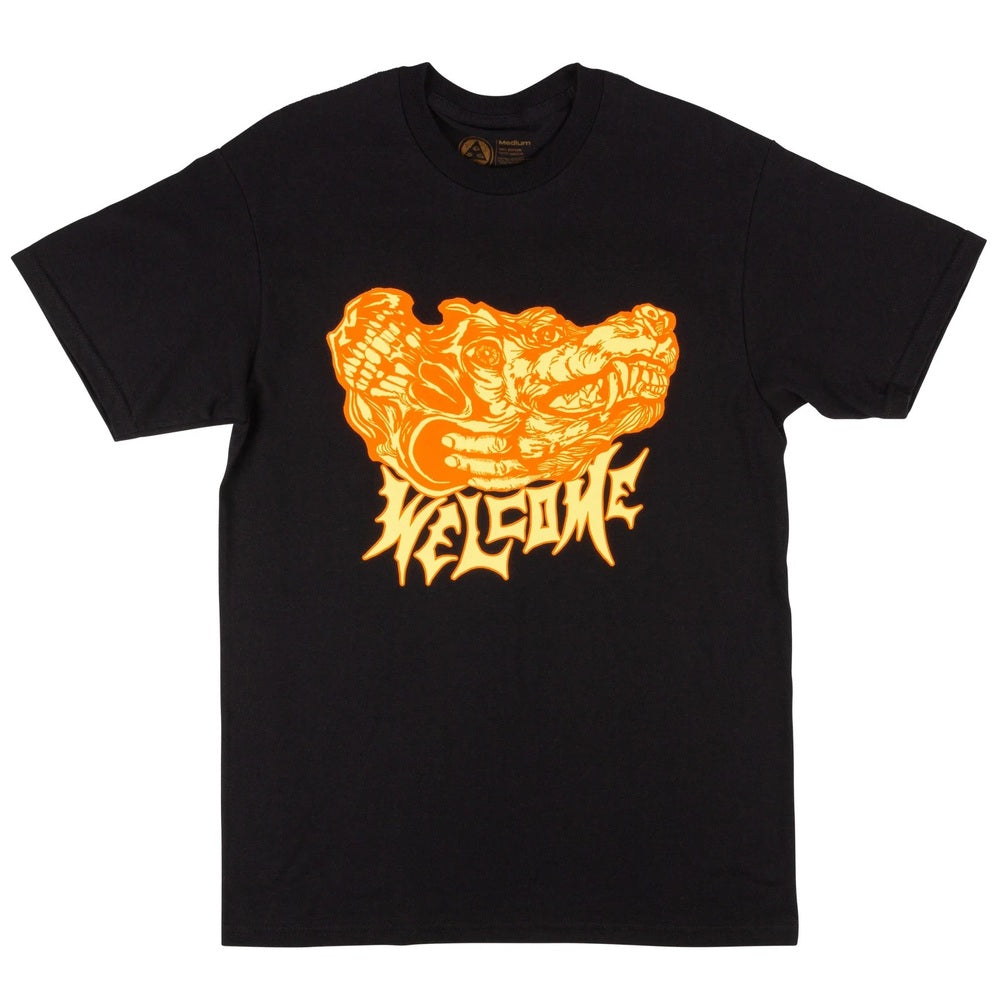 Welcome Skateboards - Bark T-Shirt Black